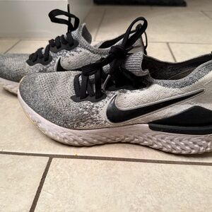 Nike Black and White Knit Sneakers
